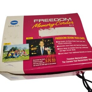 Minolta Freedom Zoom 70EX Date 35mm Point and Shoot Camer 35-70mm‎ Zoom Lens